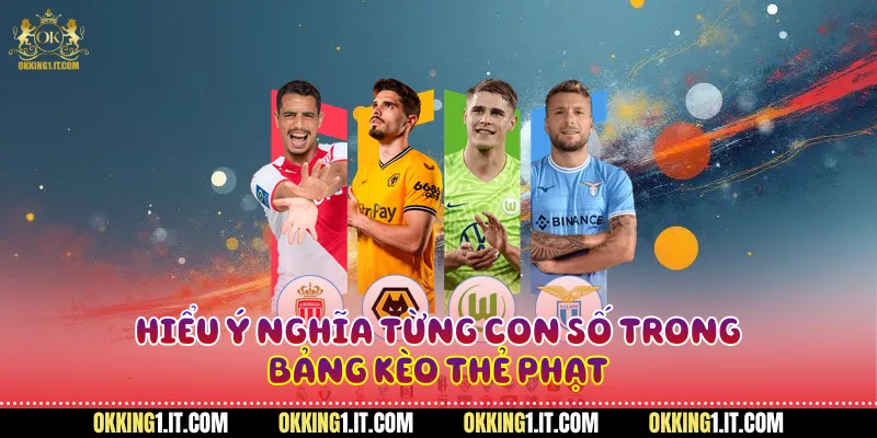 Hiểu ý nghĩa từng con số trong bảng kèo thẻ phạt